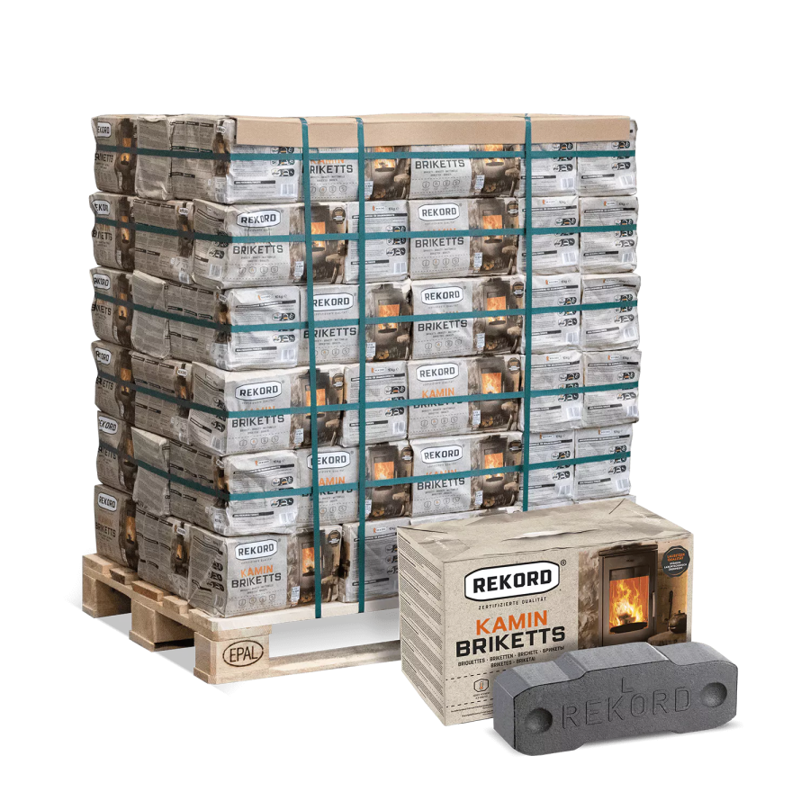 Briquettes de lignite 90 × 10 kg – REKORD®
