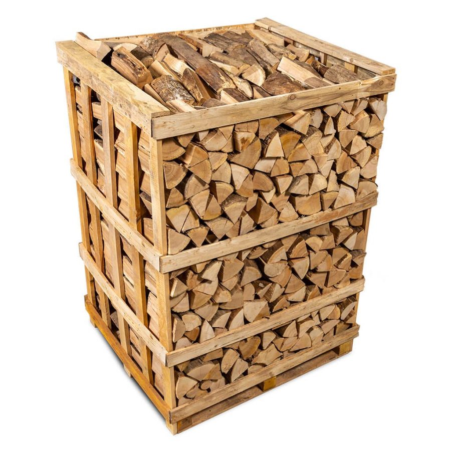 Palette de bois de chauffage de chêne 25 cm 2 m3 3,3 stères