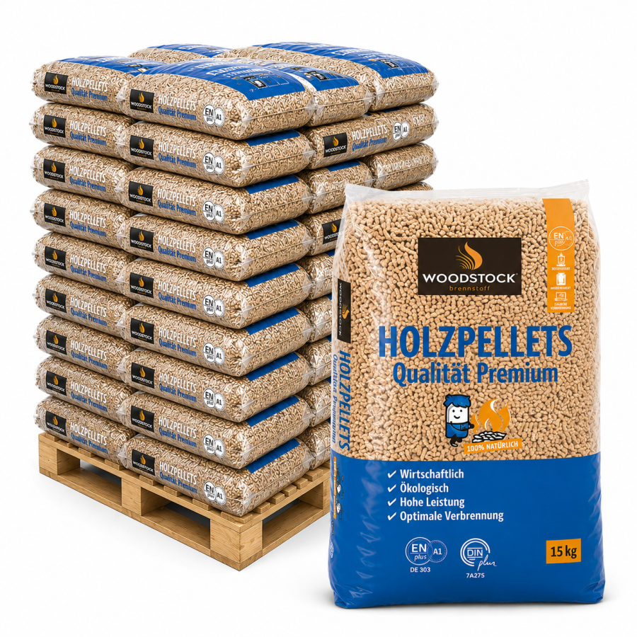 Woodstock Granulés de bois – 3 palettes
