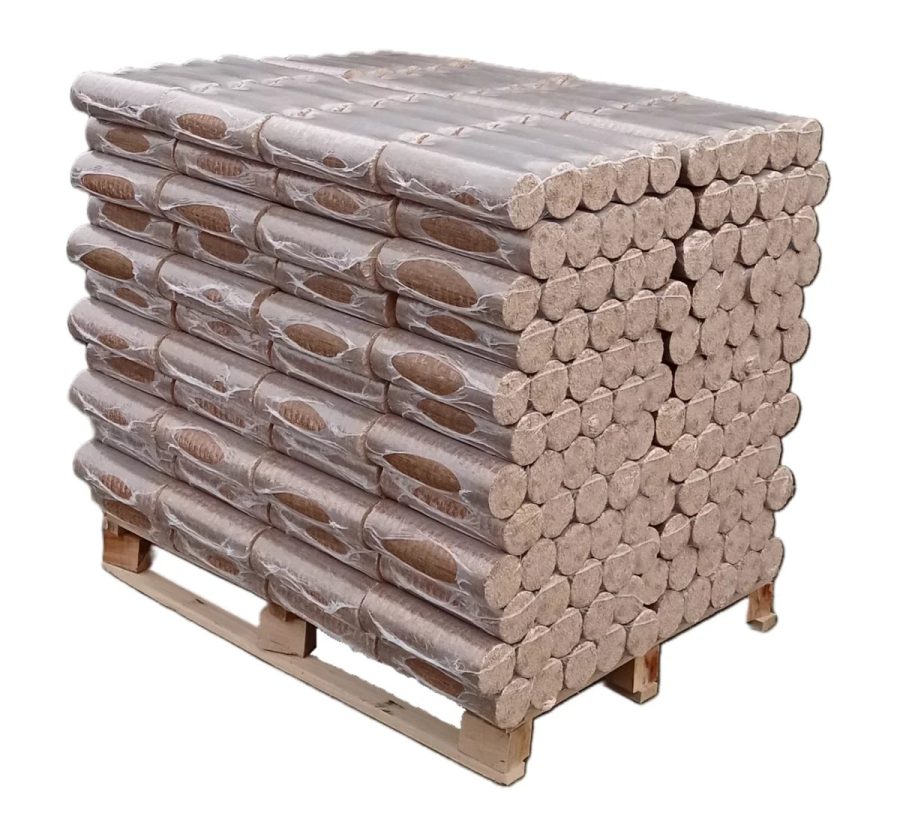 Briquette de bois dur de hêtre, ronde – 960 kg