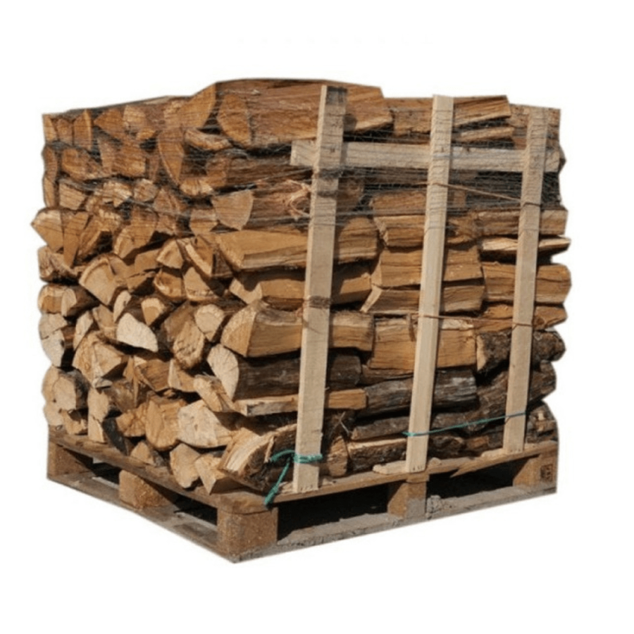 Bois de chauffage sec 40 cm – palette de bois dur mélangé