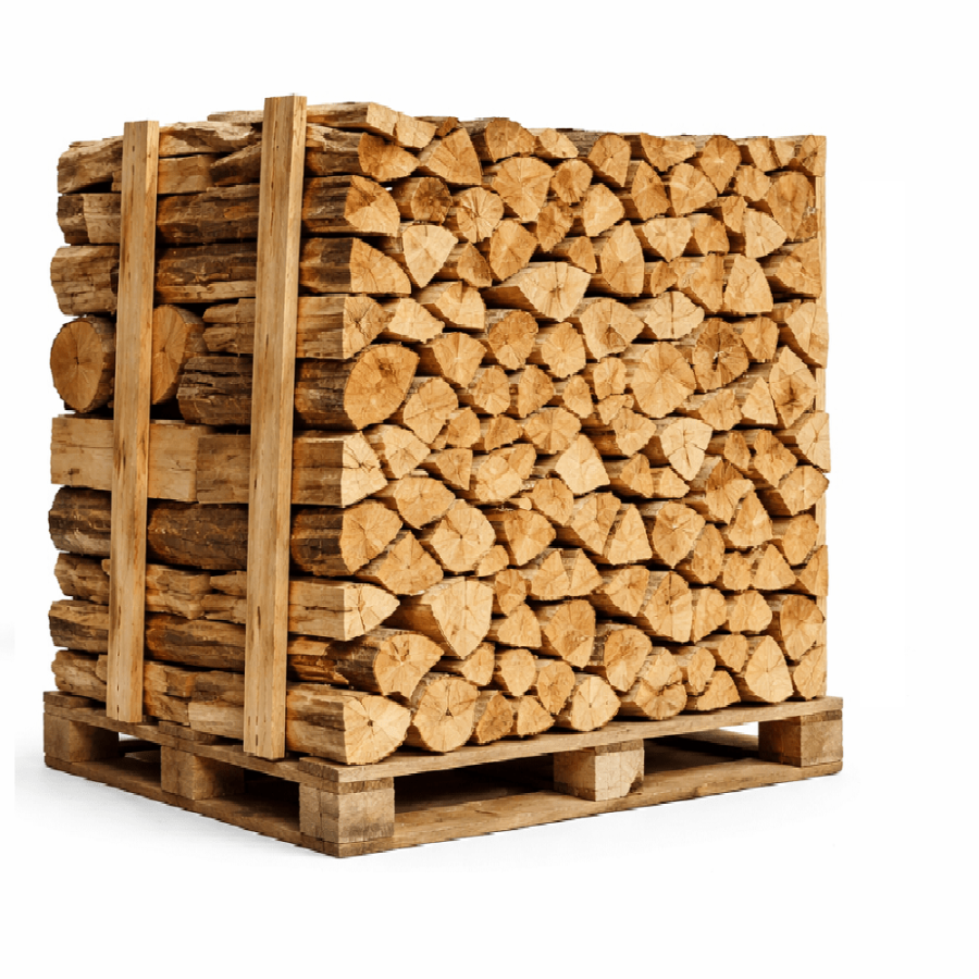 Bois de chauffage 50 cm – bois dur séché – palette